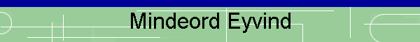 Mindeord Eyvind